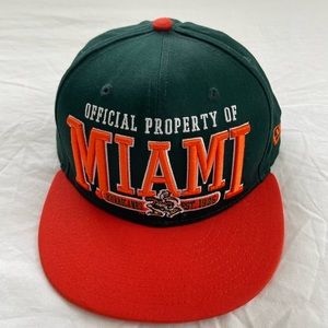 University of Miami Snapback Hat